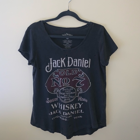 Lucky Brand Tops - Lucky Brand Jack Daniel’s graphic tee
